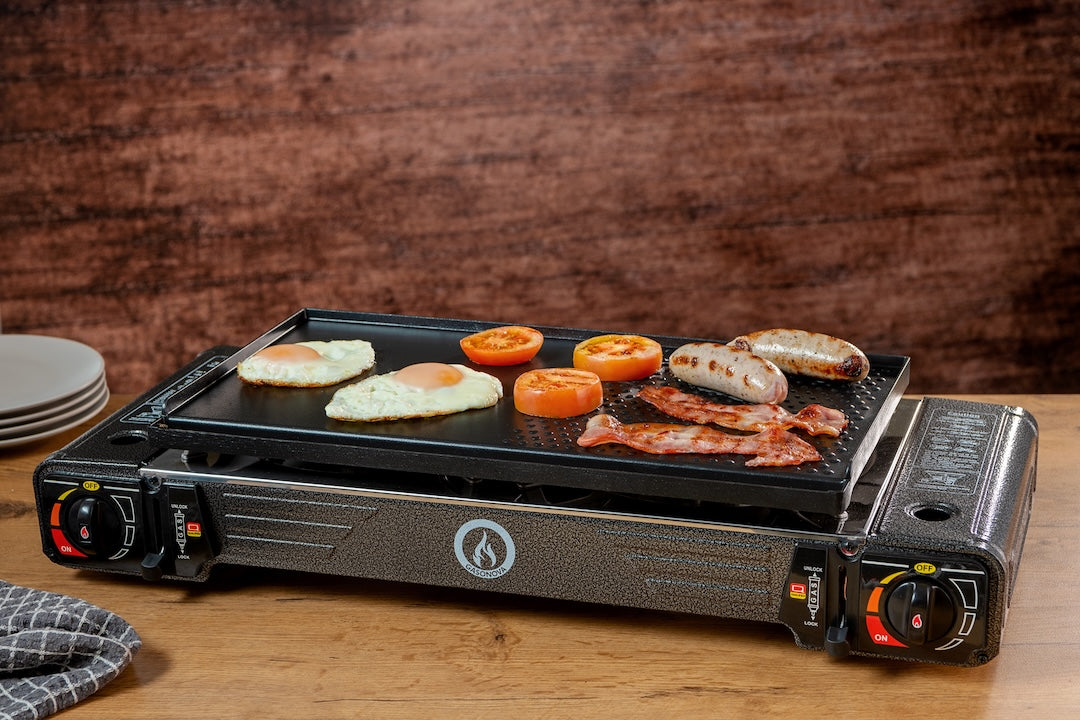 Portable Gas Stove + Grill Plate