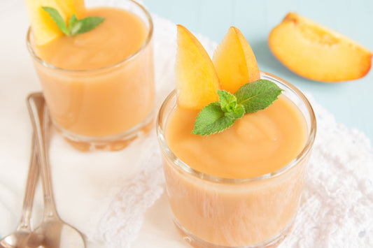 CREAMY PEACH & APRICOT ICE CREAM