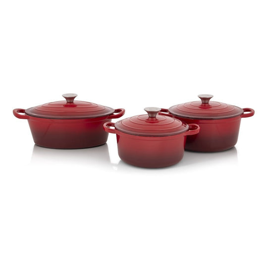 6pc Cast Iron Pot Set