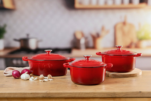 6pc Cast Iron Pot Set